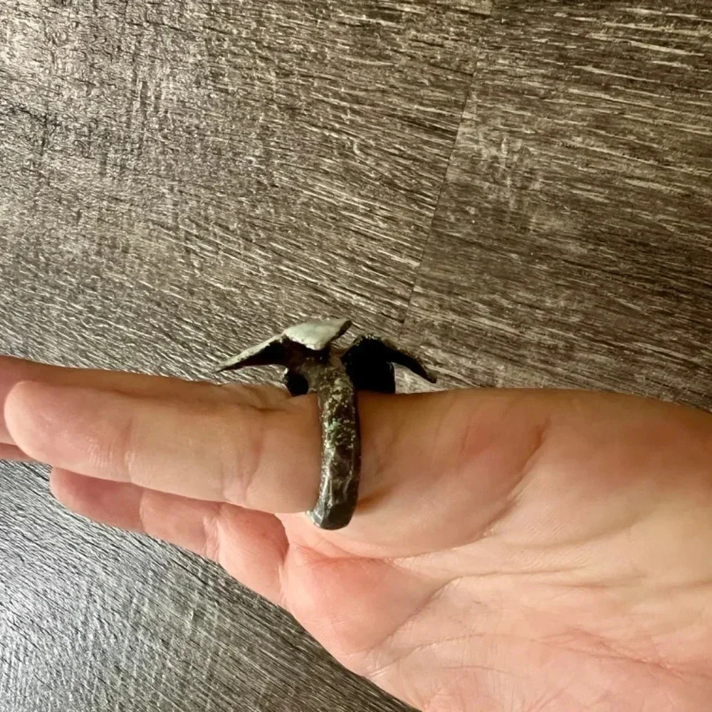 One of a Kind Handmade MICHELLE DARIN Enamel Flower Ring